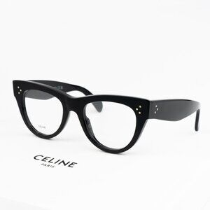 NEW Celine CL5003IN 001 Black Cat Eye Women Eyeglasses CL 5003IN